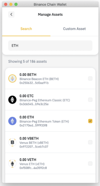 How to use binance chain wallet